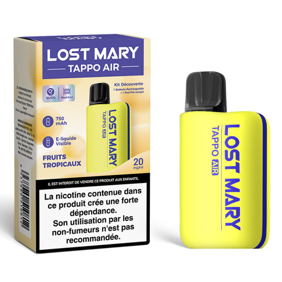 Lost Mary Tappo AIR Kit + 1x Tropical Fruits Pod