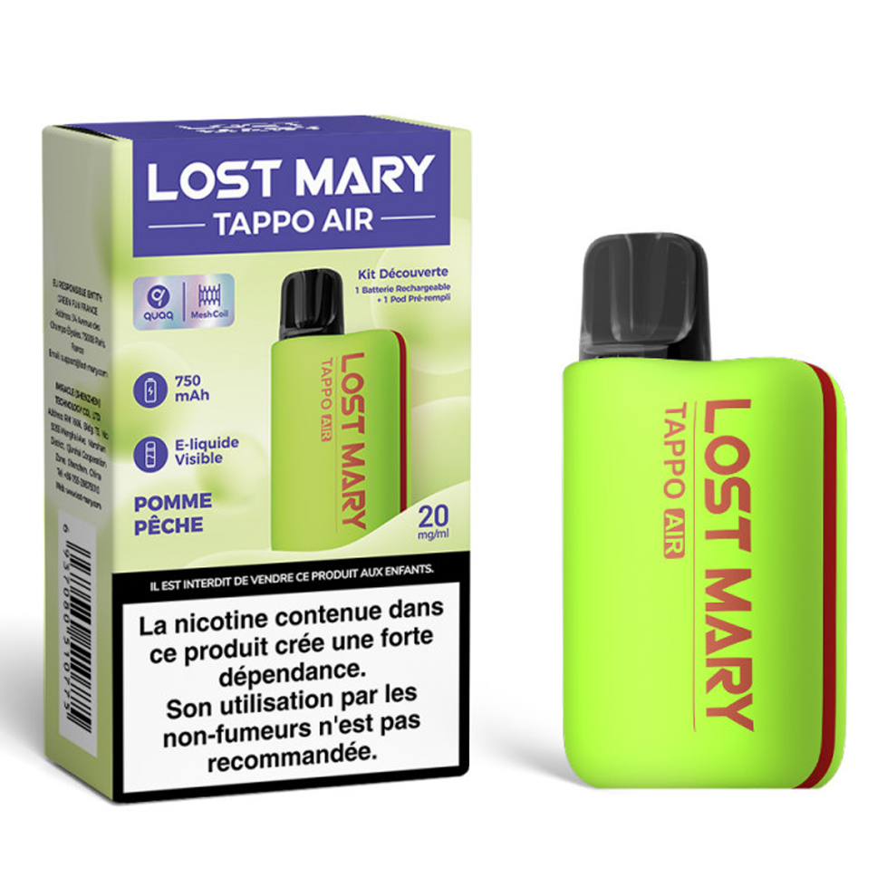 Lost Mary Tappo AIR Kit + 1x Apple Peach Pod