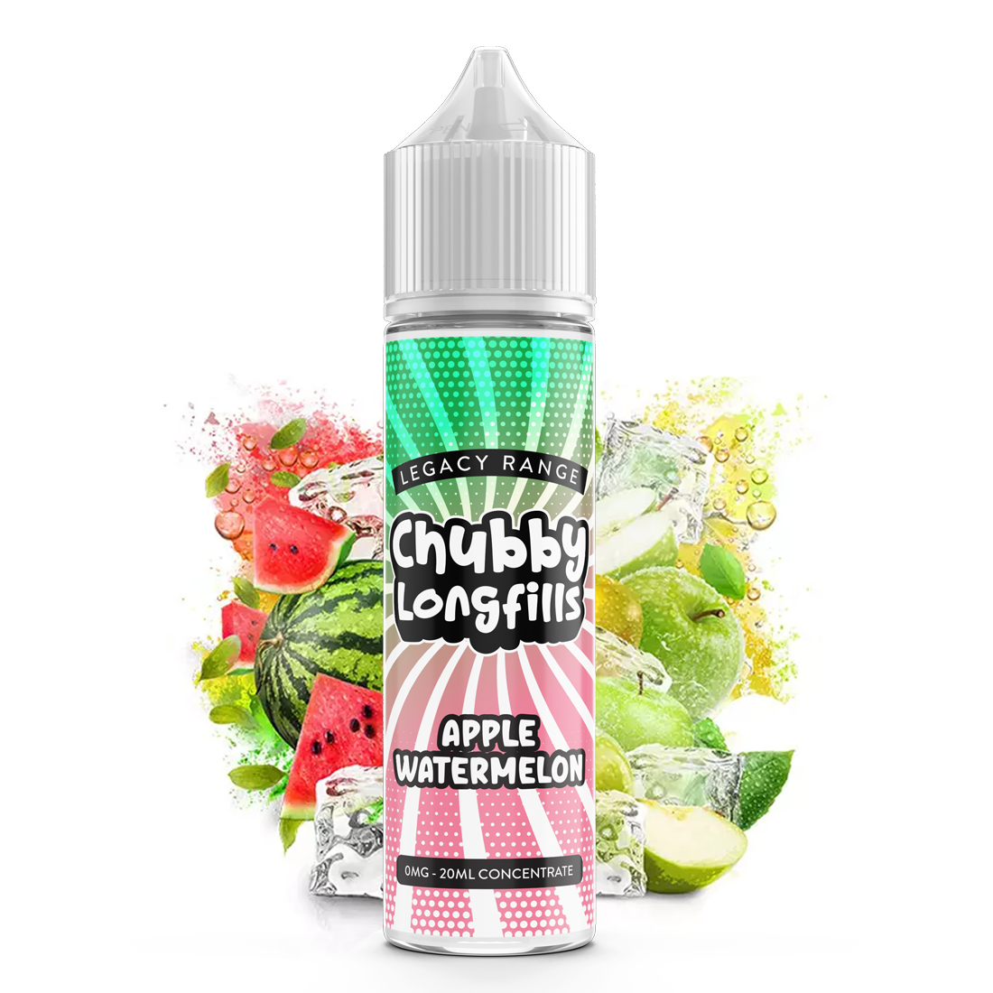 Chubby Longfills - Apple Watermelon 60ml