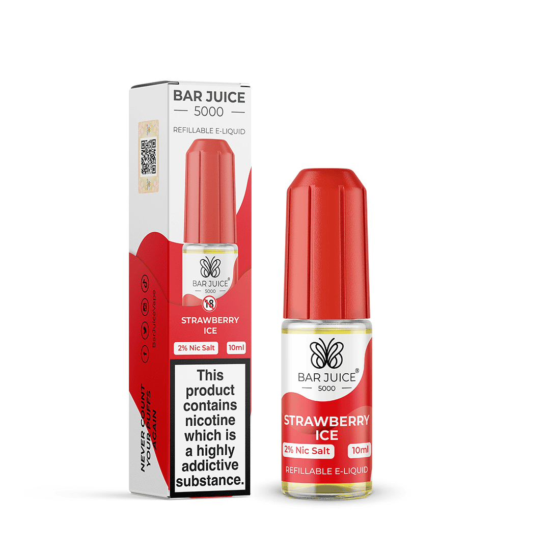 Bar Juice - Strawberry Ice 10ml Nic Salt