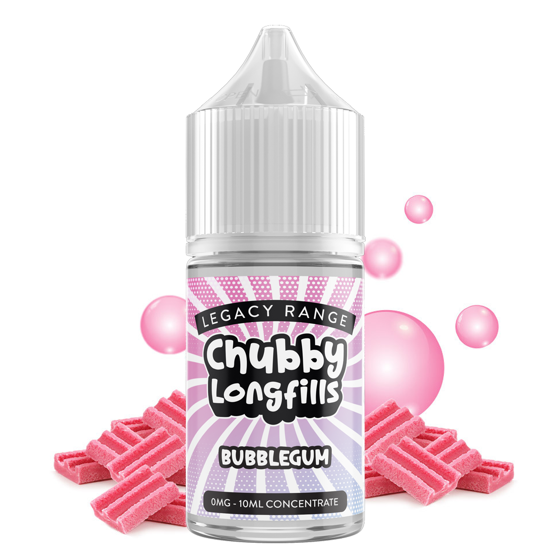 Chubby Longfills - Bubblegum 30ml