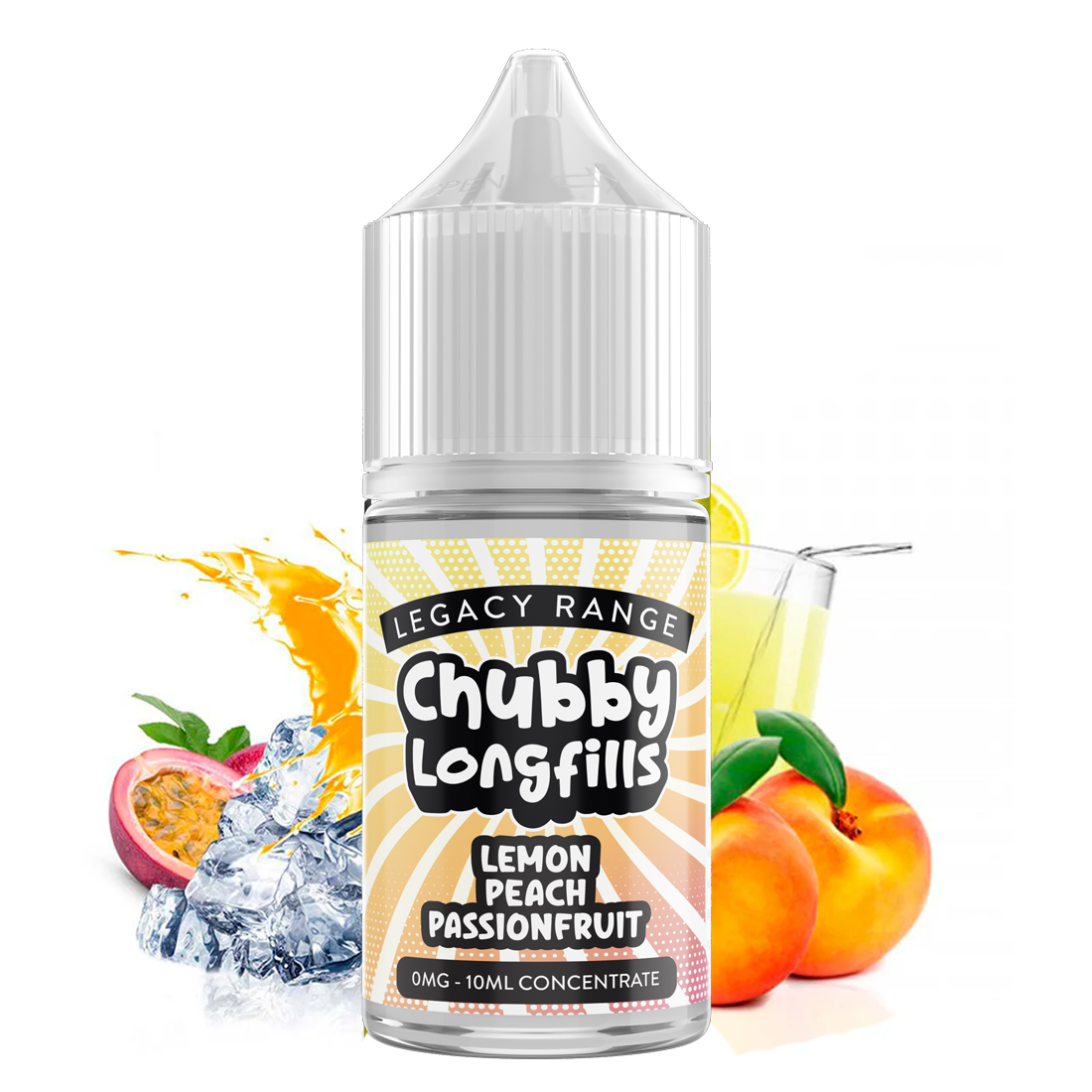 Chubby Longfills - Lemon Peach Passionfruit 30ml