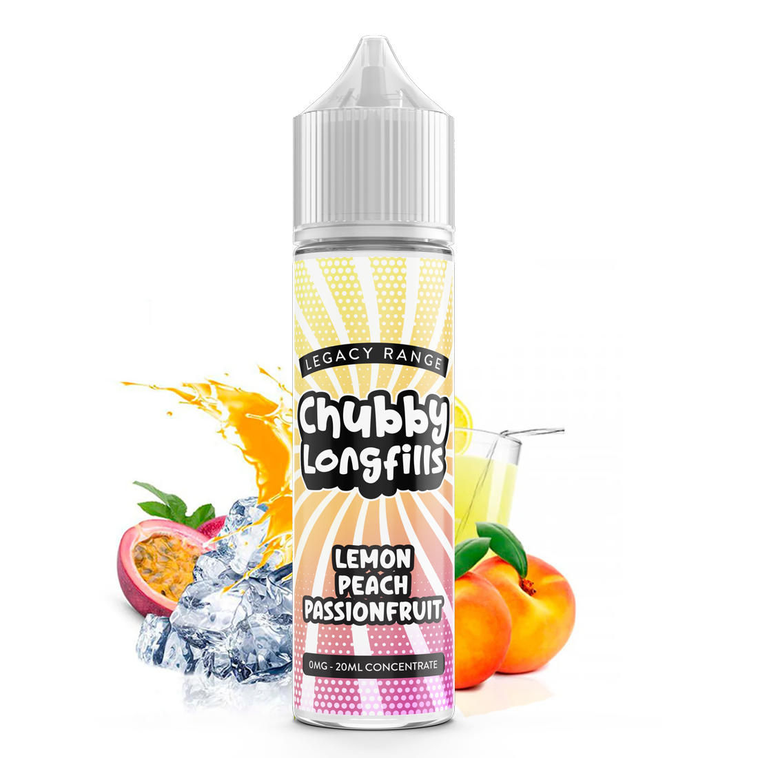 Chubby Longfills - Lemon Peach Passionfruit 60ml