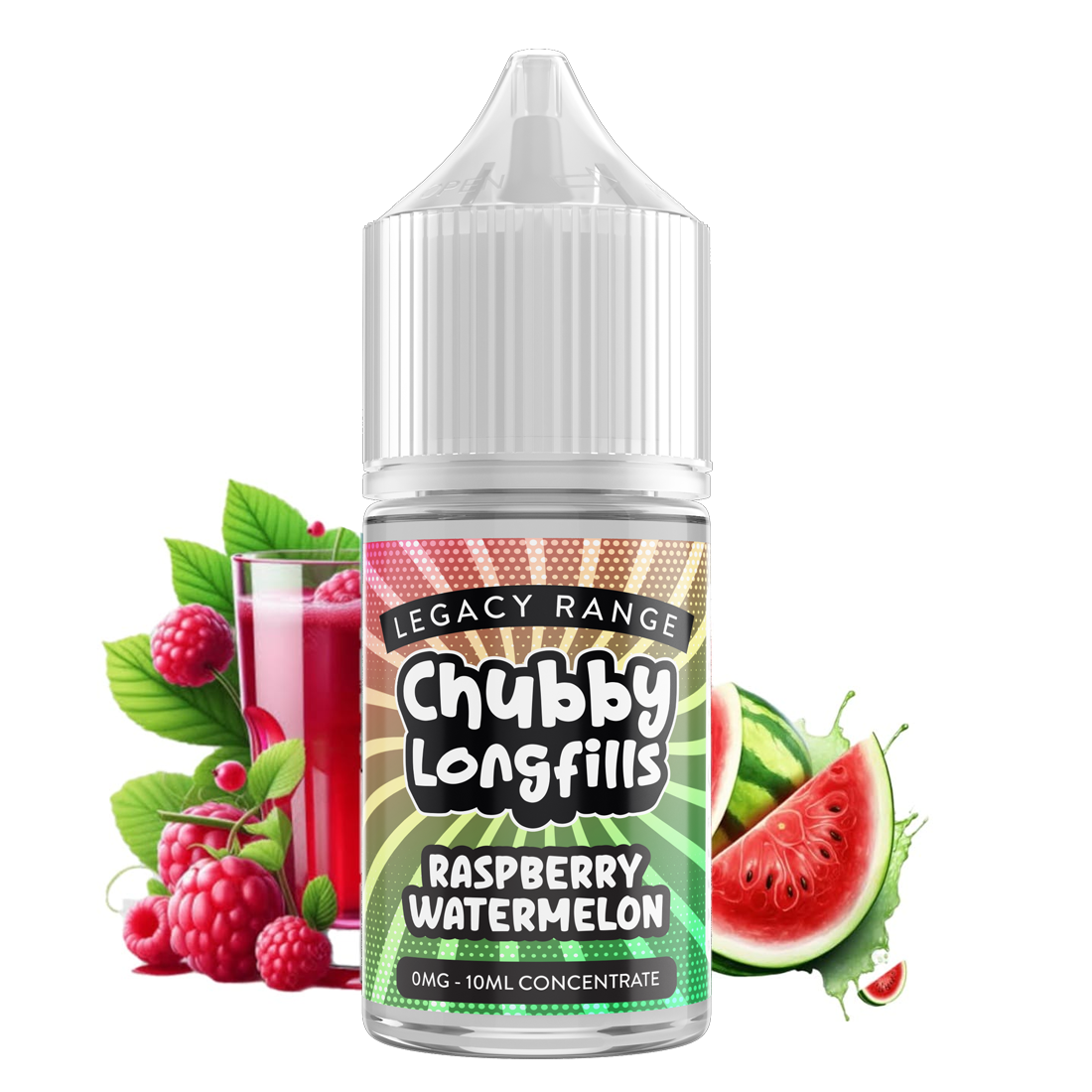 Chubby Longfills - Raspberry Watermelon 30ml