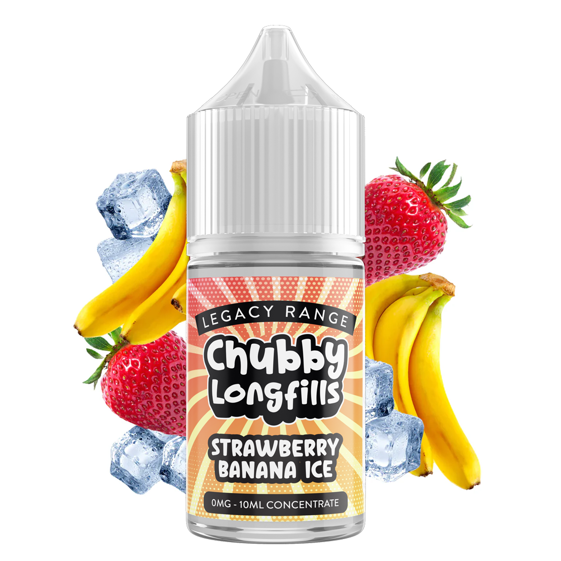 Chubby Longfills - Strawberry Banana Ice 30ml