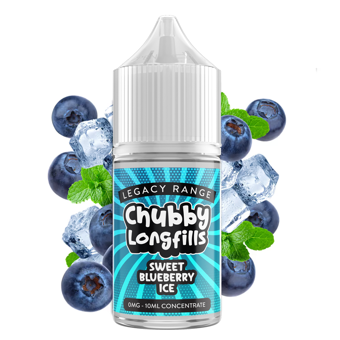 Chubby Longfills - Sweet Blueberry Ice 30ml