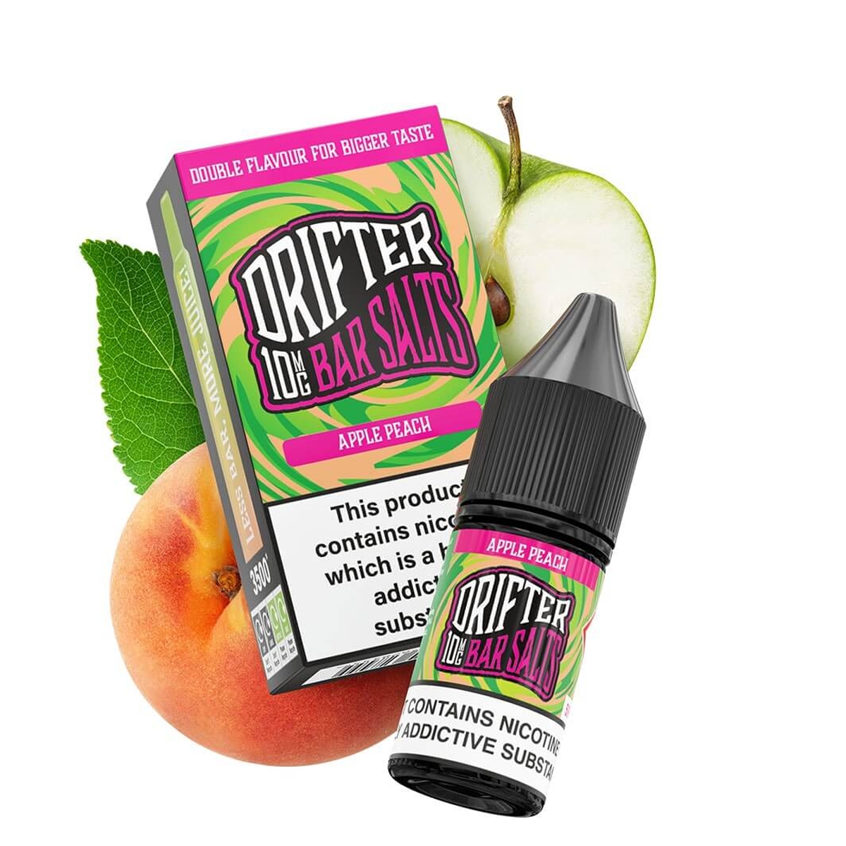 Drifter Bar Salts - Apple Peach 10ml