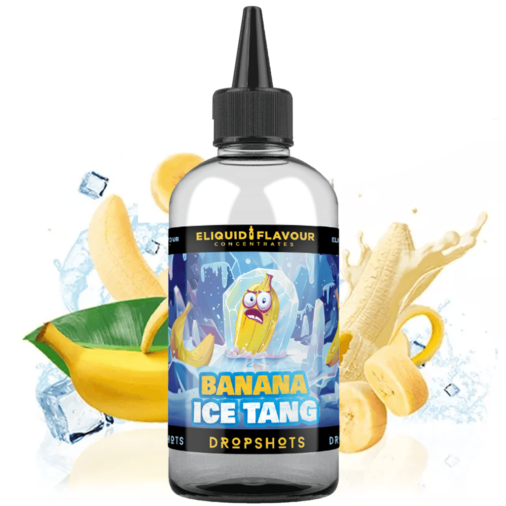 ELFC Drop Shots - Banana Ice Tang 200ml Shortfill