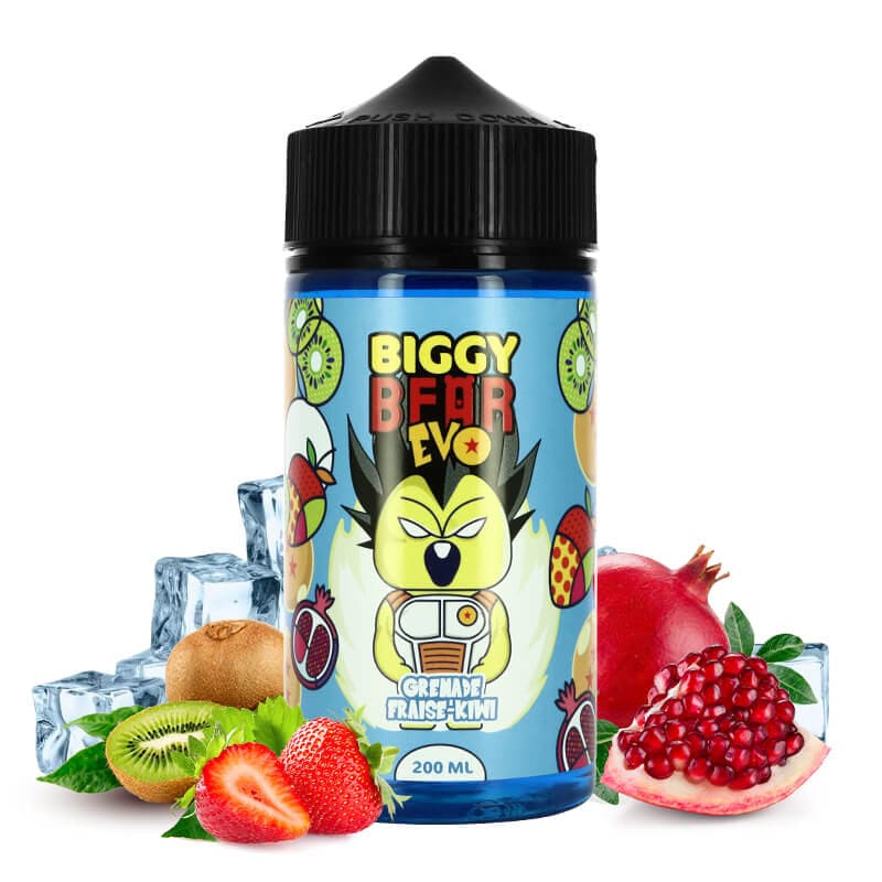 Biggy Bear - Strawberry Kiwi Pomegranate 100ml Shortfill