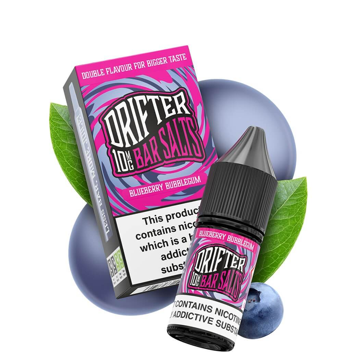 Drifter Bar Salts - Blueberry Bubblegum 10ml