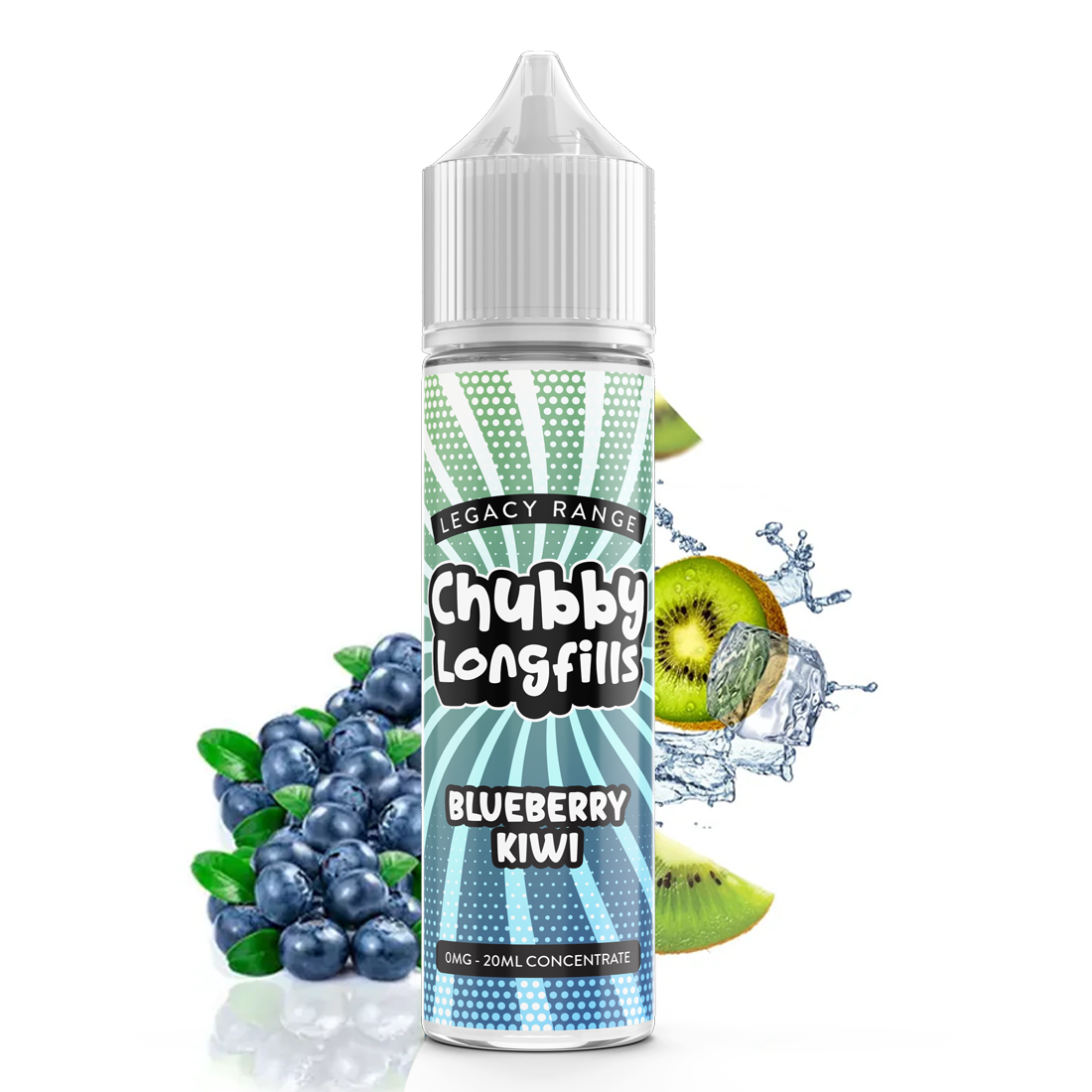 Chubby Longfills - Blueberry Kiwi 60ml