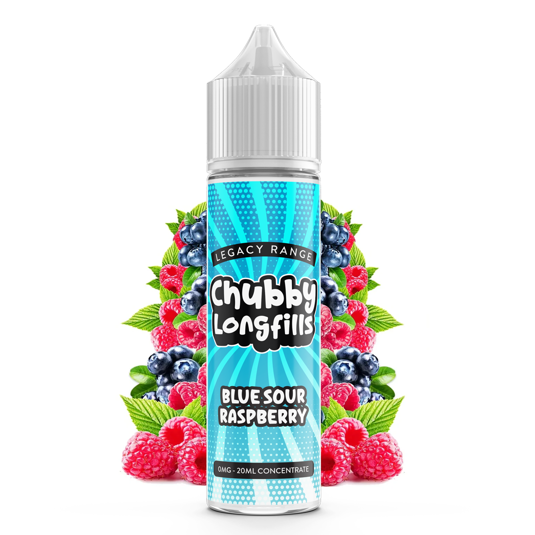 Chubby Longfills - Blue Sour Raspberry 60ml