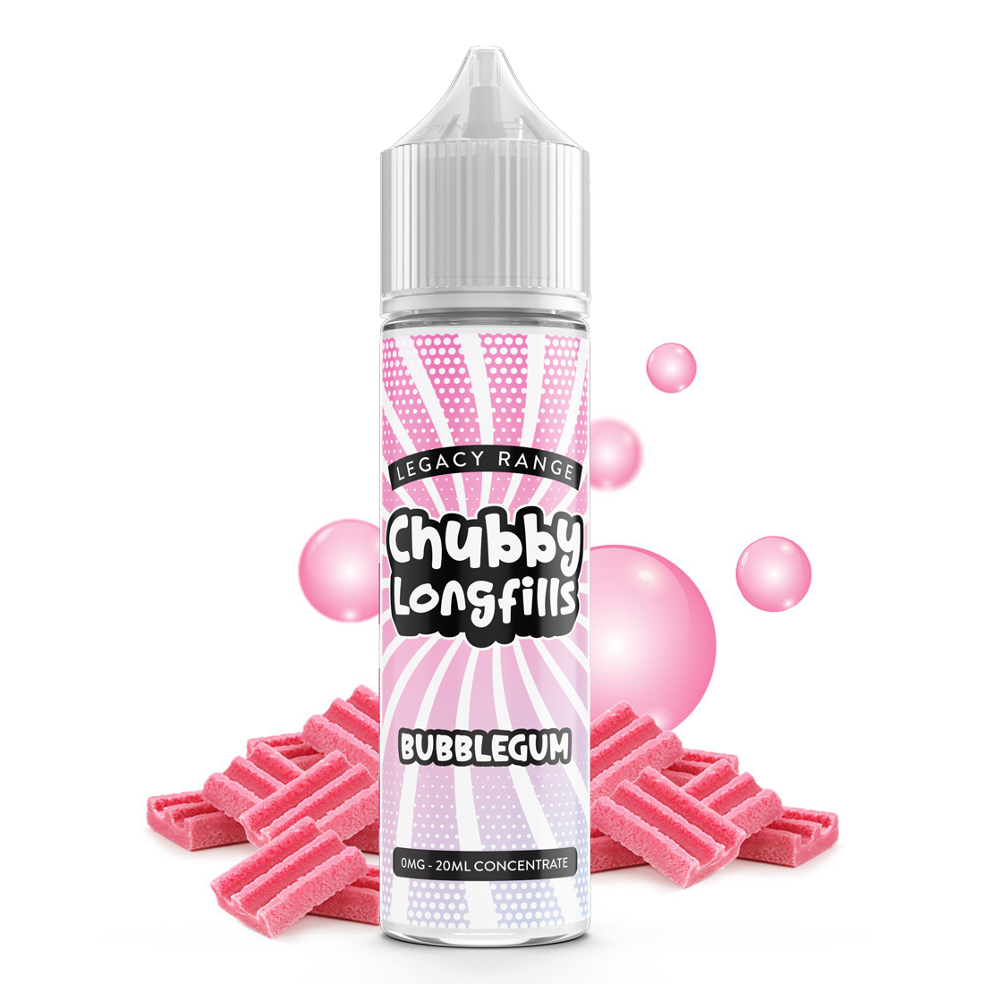 Chubby Longfills - Bubblegum 60ml