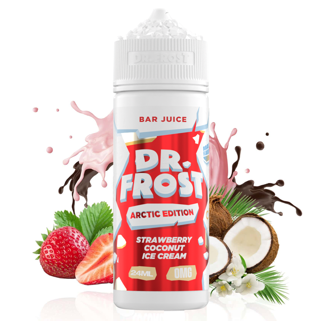 Dr Frost - Strawberry Coconut Ice Cream 120ml Longfill