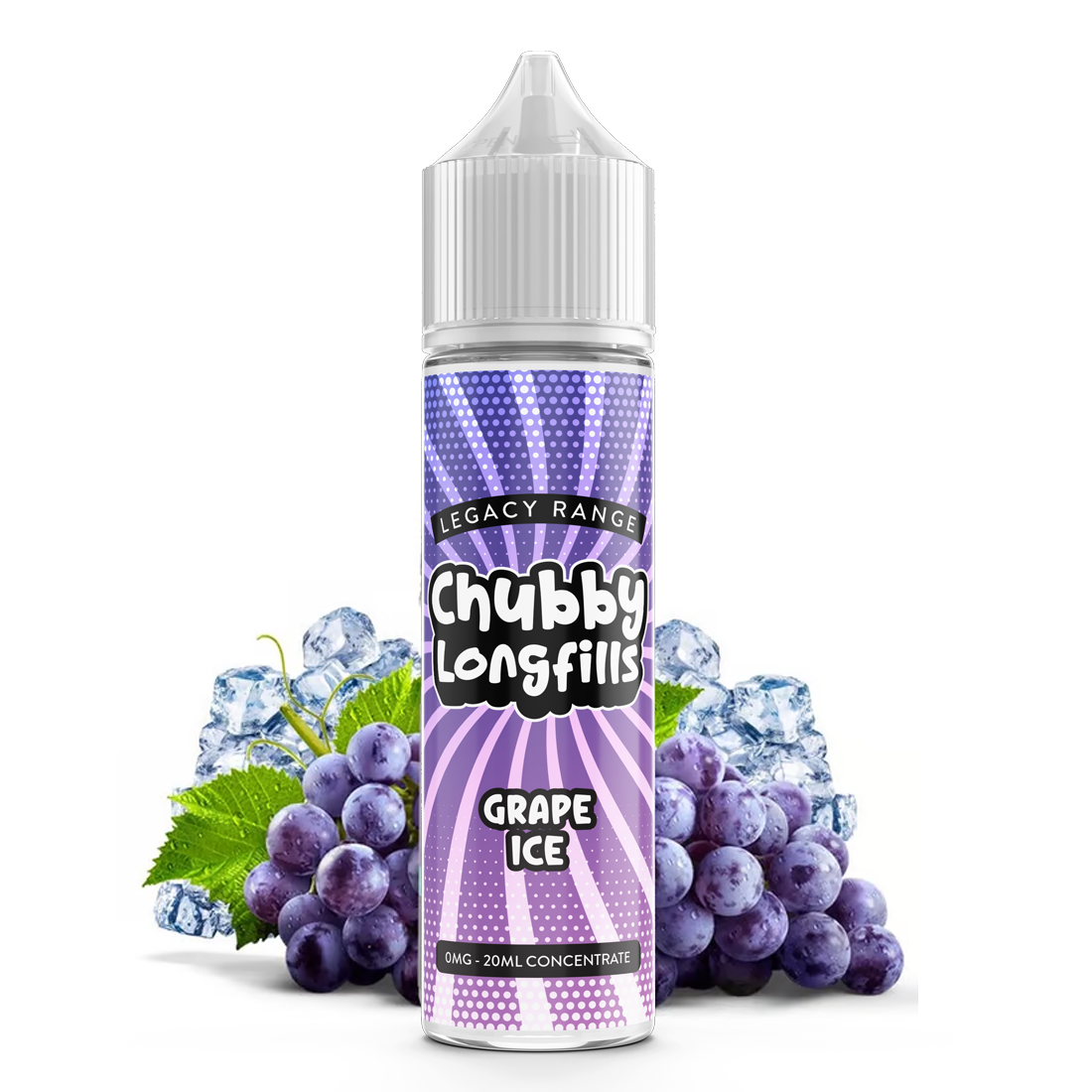 Chubby Longfills - Grape Ice 60ml