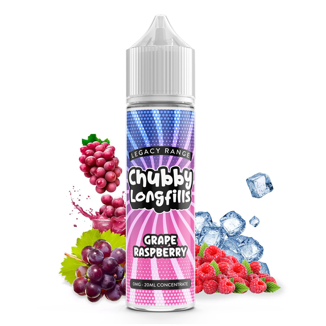 Chubby Longfills - Grape Raspberry 60ml