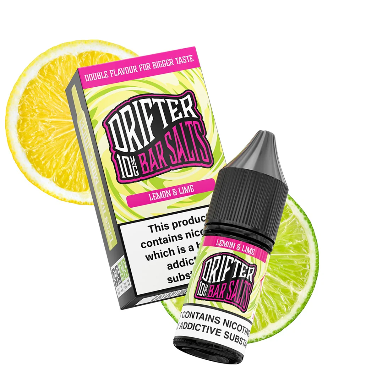 Drifter Bar Salts - Lemon & Lime 10ml