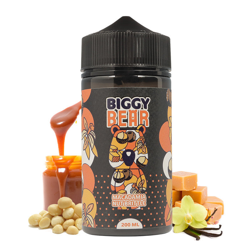 Biggy Bear - Cassant aux noix de macadémie 200ml Shortfill