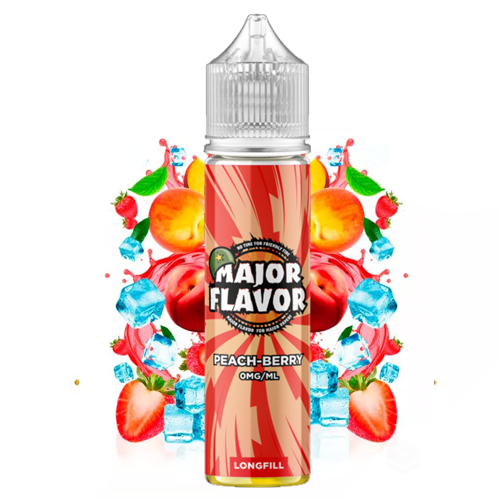 Major Flavor - Peach Berry 60ml Longfill