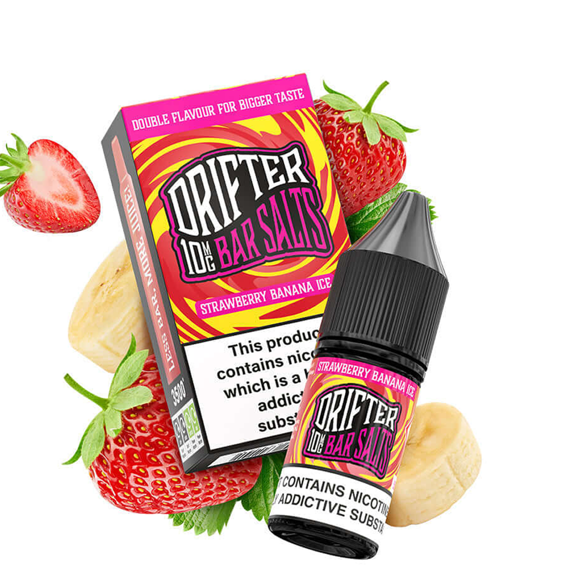 Drifter Bar Salts - Strawberry Banana Ice 10ml