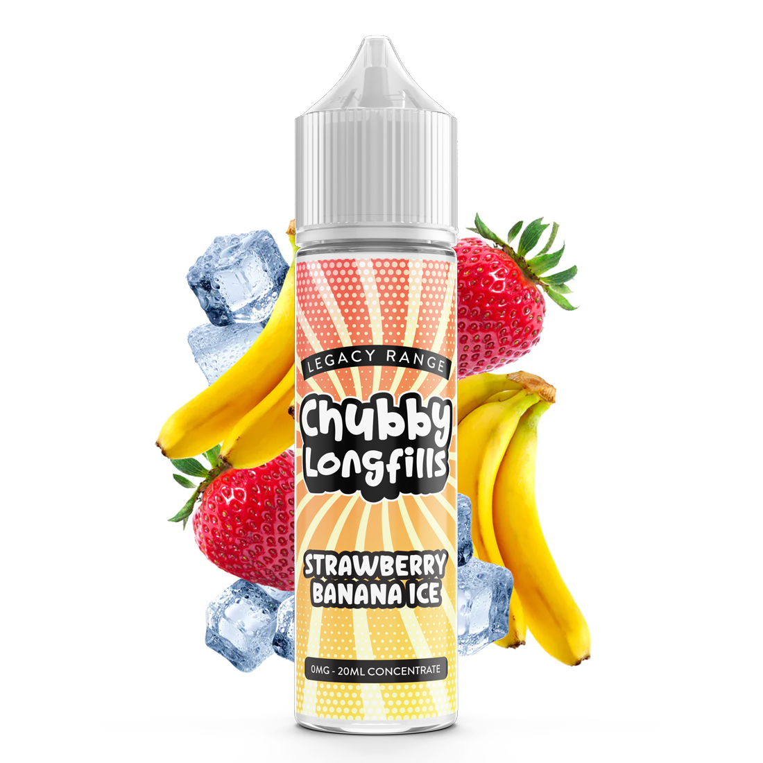 Chubby Longfills - Strawberry Banana Ice 60ml