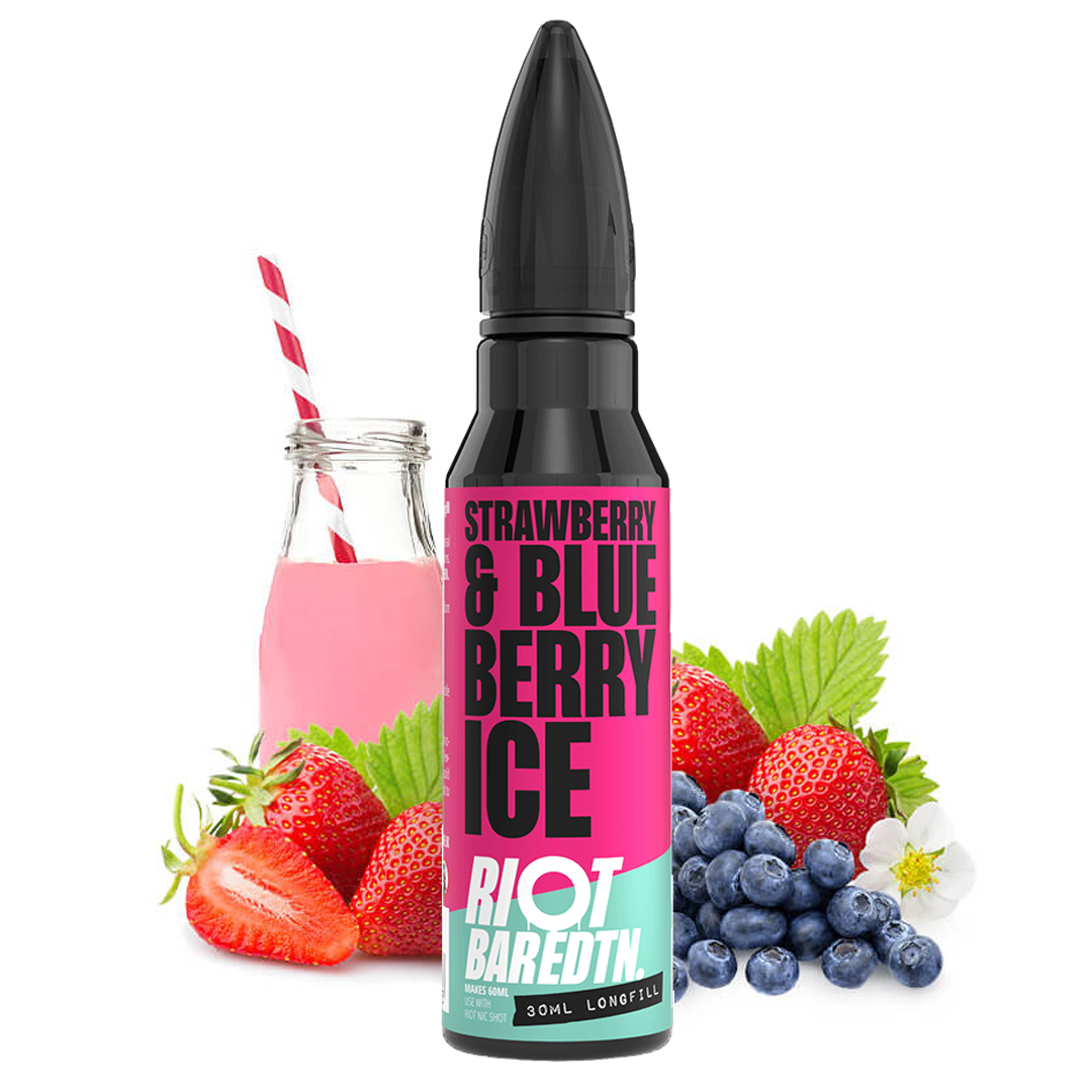 Riot Squad - Strawberry & Blueberry Ice Longfill, 60ml