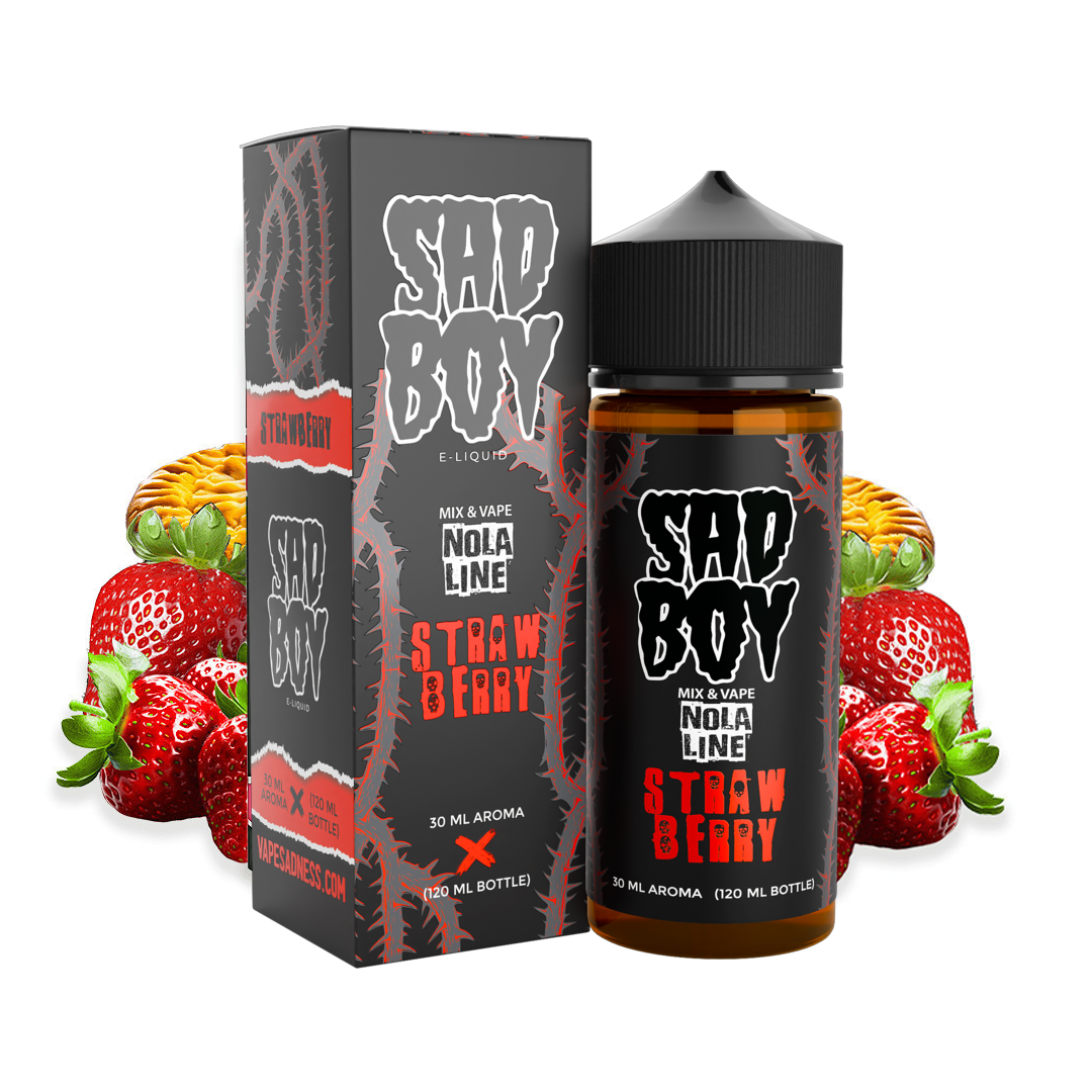 Sad Boy - Strawberry Cookie 120ml Longfill