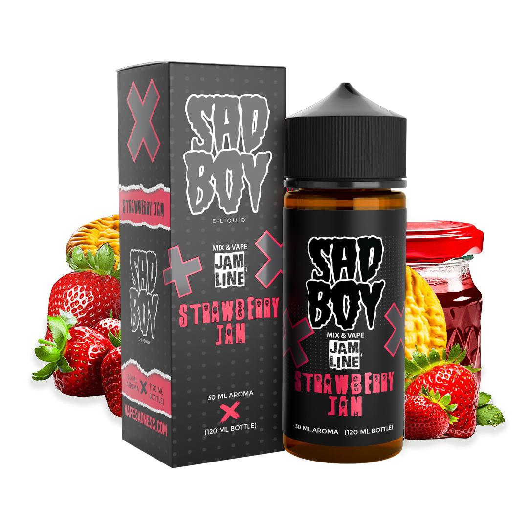 Sad Boy - Strawberry Jam Cookie 120ml Longfill