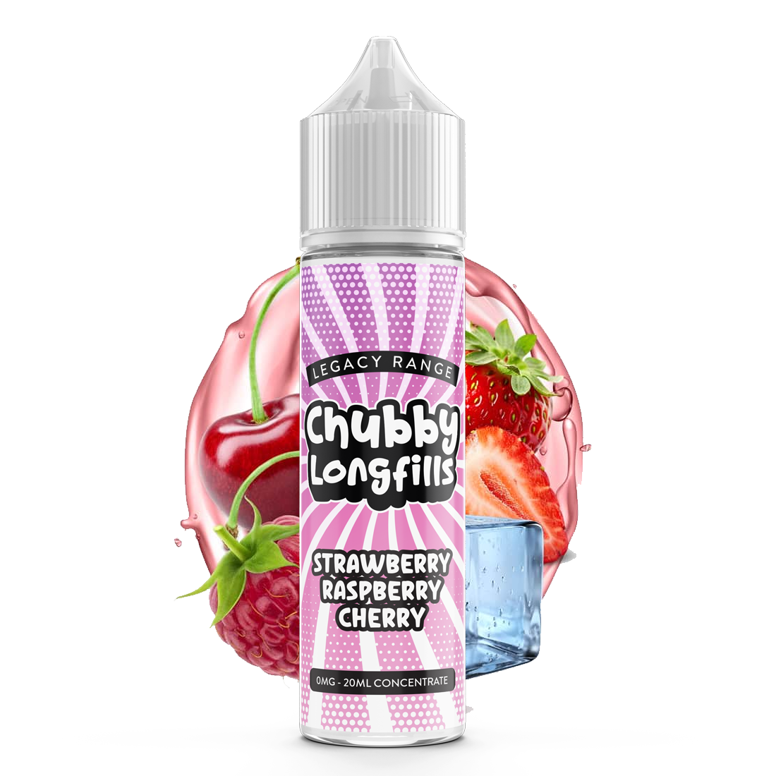 Chubby Longfills - Strawberry Raspberry Cherry 60ml