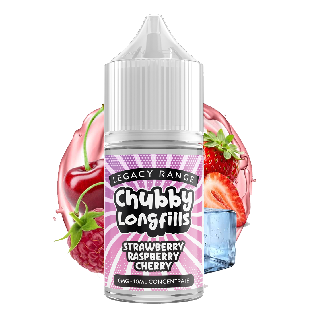 Chubby Longfills - Strawberry Raspberry Cherry 30ml