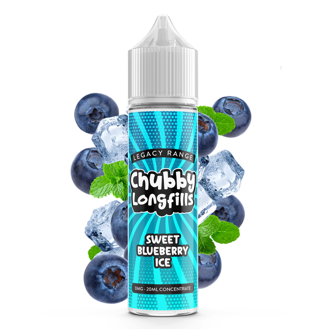 Chubby Longfills - Sweet Blueberry Ice 60ml