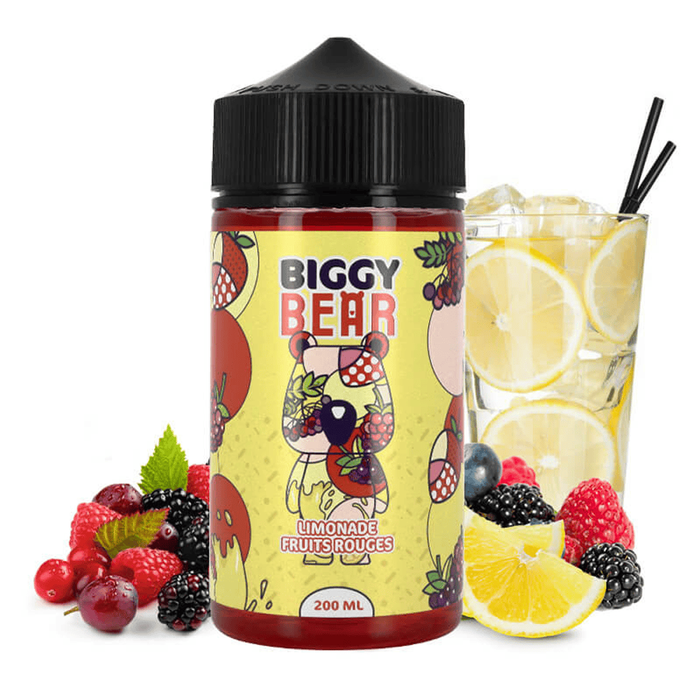 Biggy Bear - Red Fruit Lemonade 200ml Shortfill