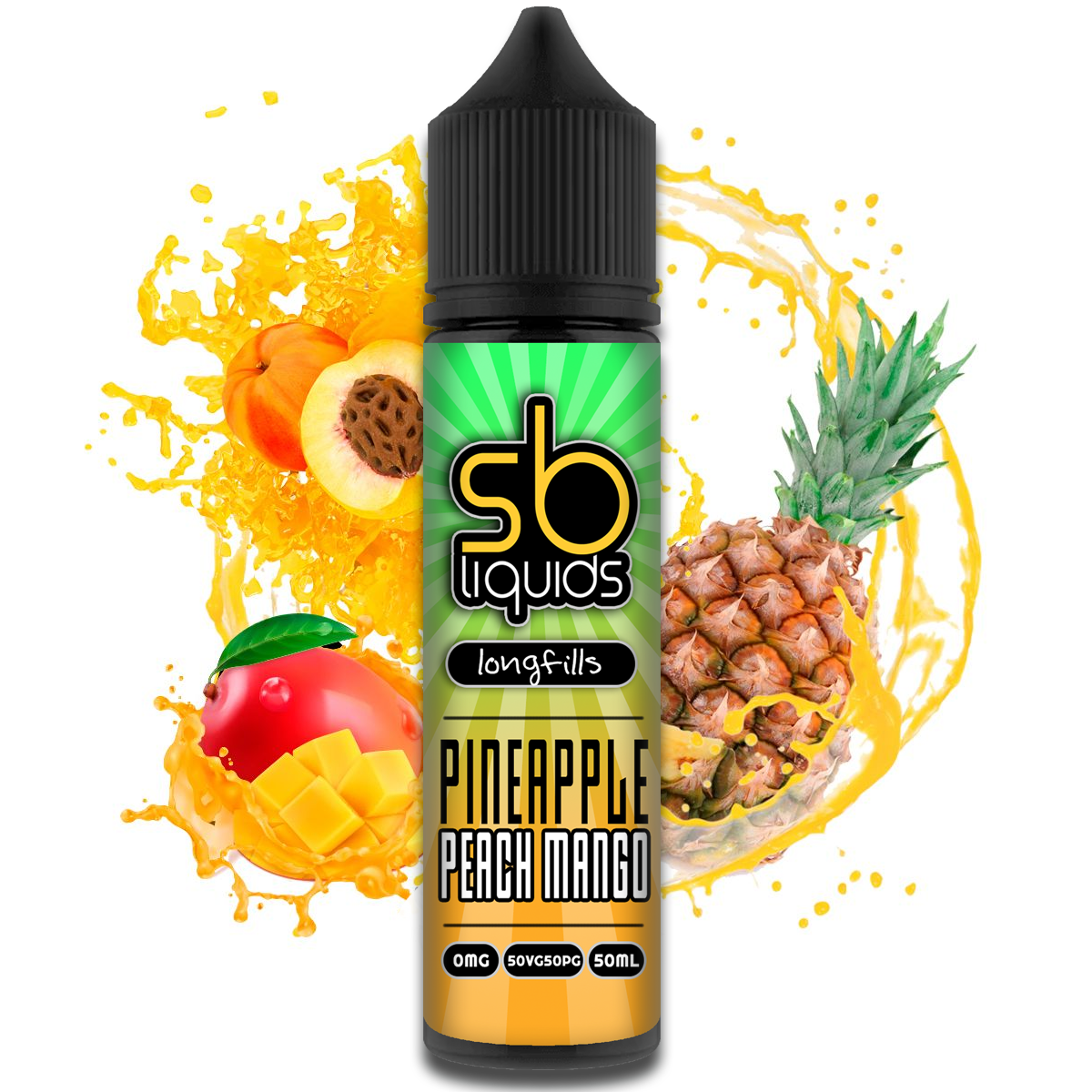 SB Liquids - Pineapple Peach Mango 50ml Longfill