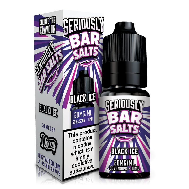 Seriously Bar Salts - Black Ice 10ml 20mg Nic Salt