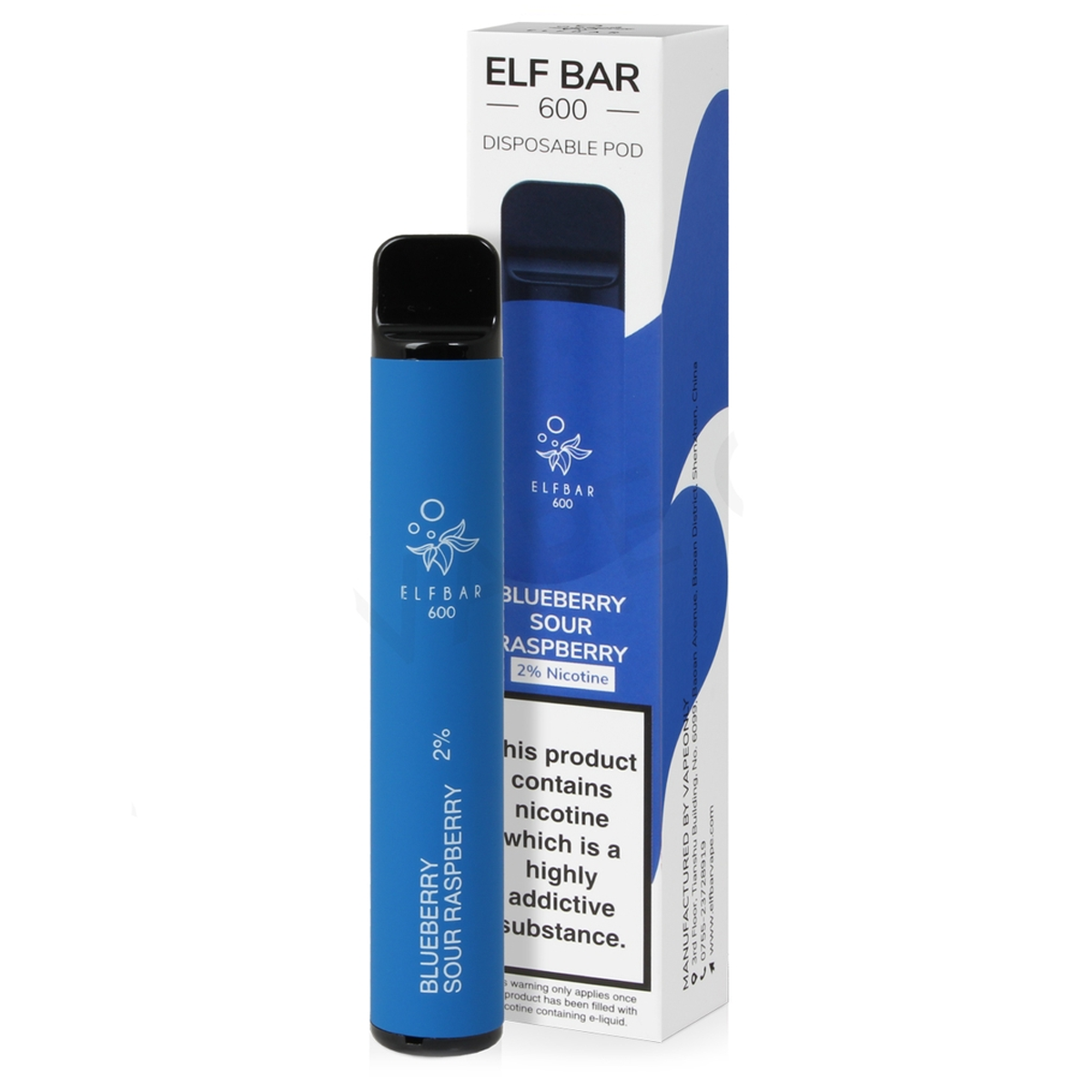 Elf Bar 600 - Blueberry Sour Raspberry